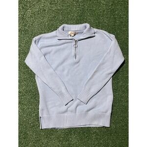 LOFT Quarter-Zip Knit Sweater